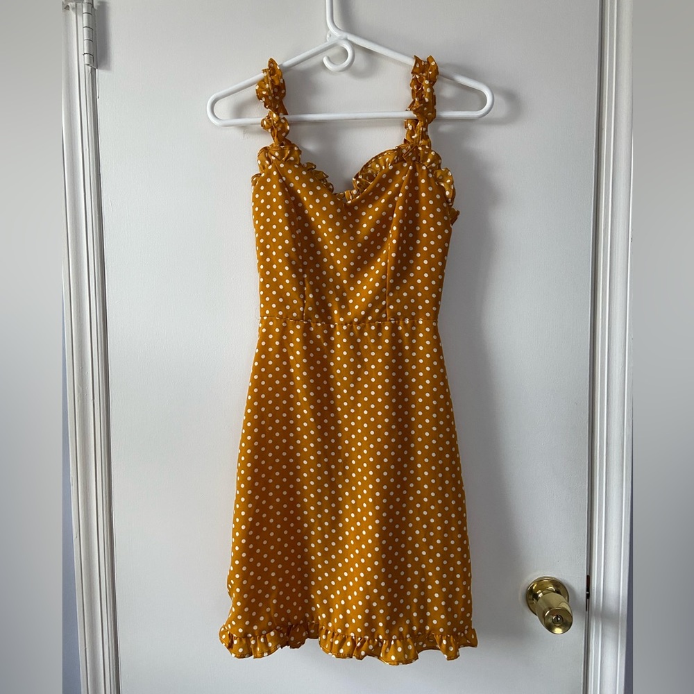 Yellow Polka Dot Dress